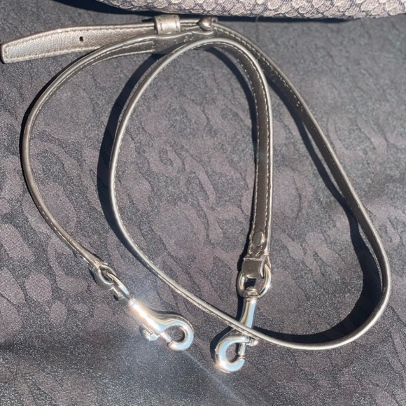 COACH Cross Body Satchel (Taylor) in Fun Snake Print in Gunmetal - Picture 2 of 6